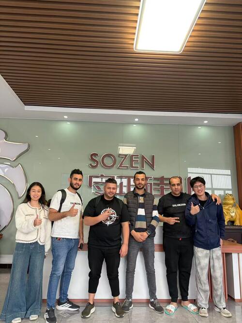 Algerian Clients Visit Our Structural Silicone Sealant Factory for Inspection and Cooperation