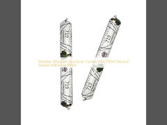 Weather Resistant Structural Curtain Wall 590ml Neutral Sealant Adhesive White 