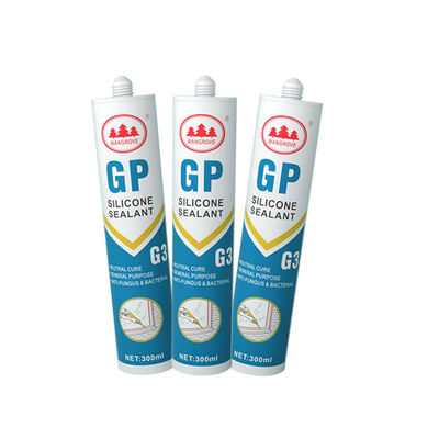 Good price Waterproof Acetic Curing Adhesive Sealant White For Glass Bonding Sealing online