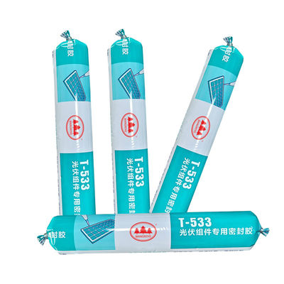 Good price OEM Sunscreen Solar Panel Silicone Sealant Black 600ml For Pv Modules online