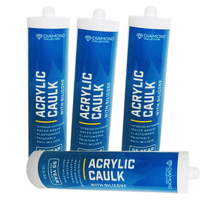 Good price Rainproof Acrylic Silicone Caulk Acrilico Caulking Sealant Pintable 280ml online