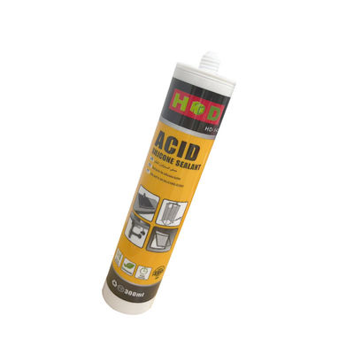 Good price High Flexibility Black Acid Silicone Glass Sealant Glass Metals online