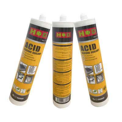 Good price Acidic Transparent Glass Adhesive Glass Exhibition Stands Quick-Drying Sealant online