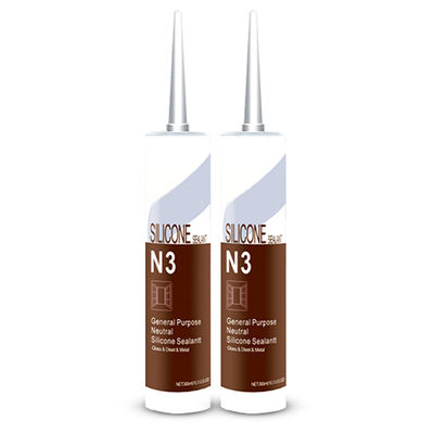 White Waterproof Neutral GP Silicone Sealant Glue For Interior Doors And Windows
