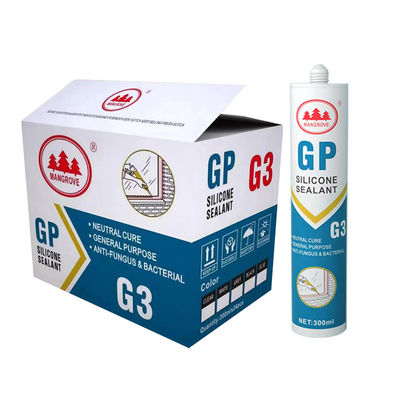 1200 GP Acid Silicone Sealant Adhesive Transparent For Sealing Construction