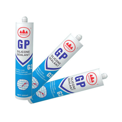 Fast Drying Acetic Silicone Sealant Mildew Resistant White Glass Glue