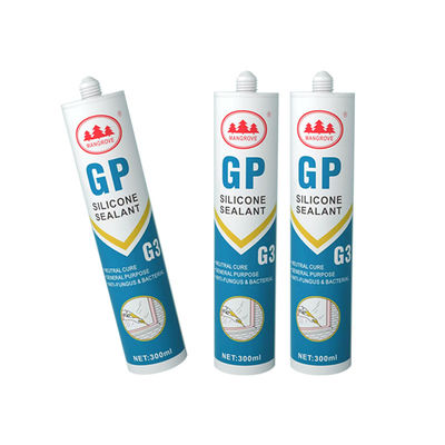Acidic Ceiling Fish Tank Quick Drying Glass Glue Bright White Silicone Sealant