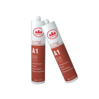 Weather Resistant Acetic Acid Silicone Sealant Black Construction Glass Installation