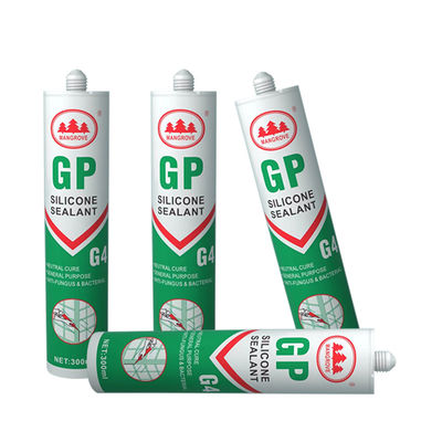 Acid Silicone Sealant Transparent Weather Resistant Glue Anti Mildew Glue