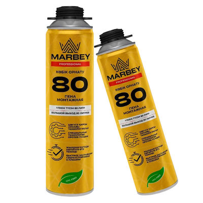 Customized Heat Resistant Polyurethane Foam Spray 750Ml Door Window Caulking
