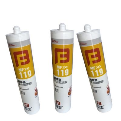 High Temperature Silicone Fireproof Sealant White 350 Fire Stop