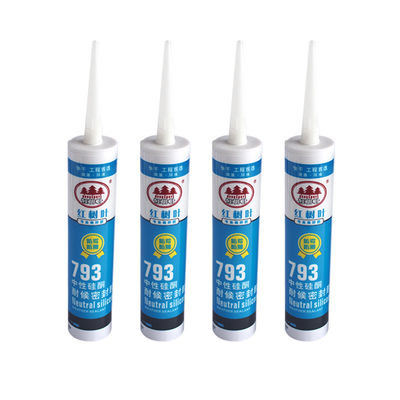 OEM White Black Grey Color Glue Neutral Silicone Sealant For Construction