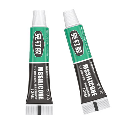 Transparent  Quick Drying Nail Free Adhesive Stainless Steel Hook