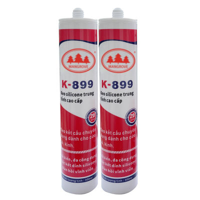 Fast Drying Walls Curtaining Sealant 100% Silicone Tunk Waterproof Sealant White