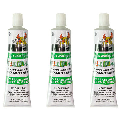 Fireproof Black 85g RTV Sealant For Automobile Engine Electronic Components