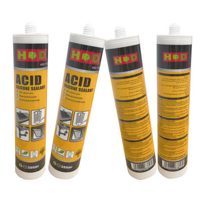 Kitchen Toilet Mildewproof Acidic Silicone Sealant Carbon Crystal Panels Adhesive