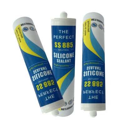 One Component White Neutral Cure Silicone Sealant Kitchen Bathroom