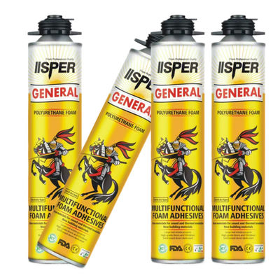 750ml Fireproof Beige White Polyurethane Foam Filler Door Window Sealing