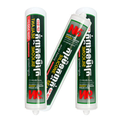 Good price Clear White Waterproof Window Glass Bathroom Kitchen Acid Silicone Sealant online