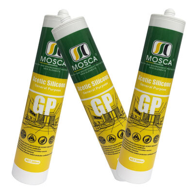 Quick Drying White GP Acid Silicone Adhesive Bathroom Window Kitchen